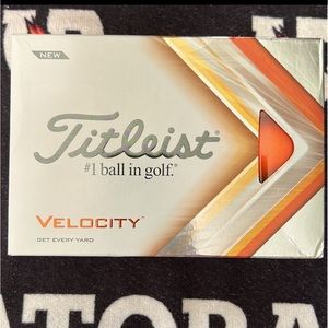 Dozen Titleist Velocity Matte Golf Balls in Mint to Near Mint Condition.